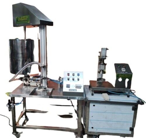 Paste Filling And Capping Machine Application: Food