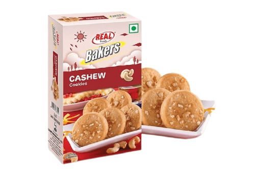 Cookies Semi-Hard Gluten Free Sweet Test Round Shape Bakery Cashew Biscuits