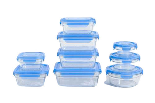 Crack And Leak Resistant Single Compartment Solid Plastic Food Containers