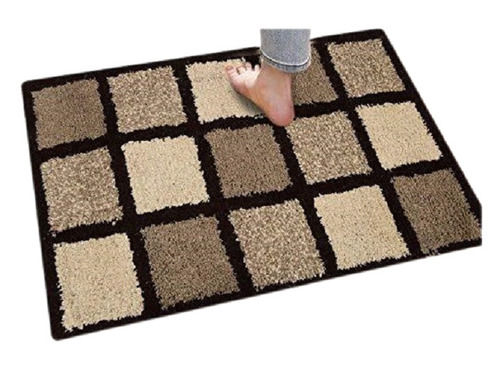 Lightweight Washable Rectangular Slip Resistant Rectangular Door Floor Rugs 