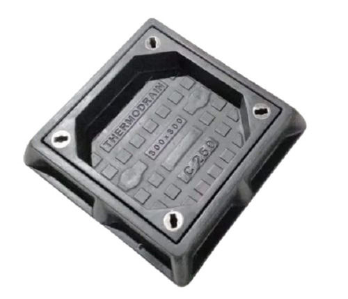 Floor Mounted Square Shape Crack Resistant Frp Manhole Cover