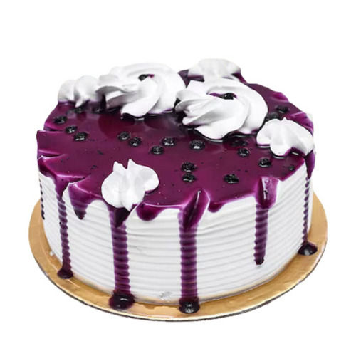 Sweet And Delicious 99.9 Percent Purity Fresh Eggless Blueberry Cake