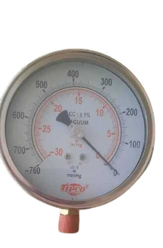 Round Shape 100 Percent Accuracy Analog Pressure Vacuum Gauges For Industrial