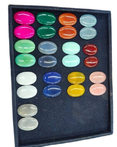 Lightweight Oval Shape A Grade Multicolor Solid Natural Pearl Stones