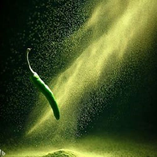 Dehydrate Green Chilli Powder