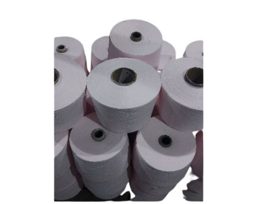 100% Polyester Eco Friendly White Doubled Yarn