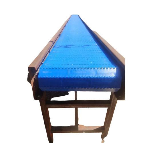 Heavy Duty Belt Conveyor - Electric Powered, 100-150 Kg Capacity Per Foot, 60-100 Feet Length, 2-3 M/S Speed, Polished Mild Steel, Blue Finish