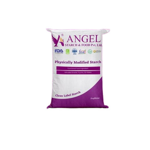 25 Kg Pack Starch base Additive for Improve Shining and Crispness Extruded Snacks, Fryums, 3D Pellets, Etc.