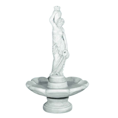 Resin Decorative Women Water Fountain Statue