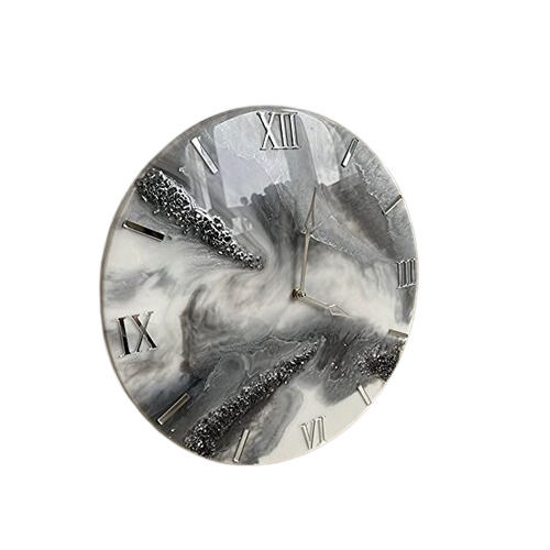 Handemade Marble Resin Wall Clock