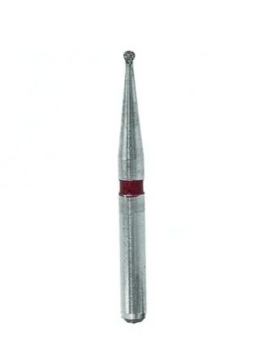 Dental Burs - 3mm Round Silver Strip, Stainless Steel Material, Pack of 5 New Pieces