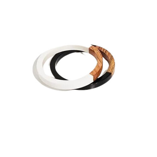 Handmade Wooden Resin Bangles