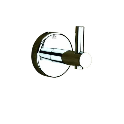 Bathroom Robe Hook - Stainless Steel, Regular Size, Chrome Finish, Silver Color, Anti-Corrosive, Durable Build Quality, Glossy Design