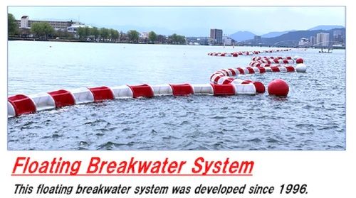 Environmentally Safe Floating Breakwater System