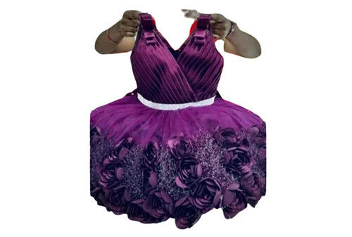 Skin Friendly Girls Party Wear Frock