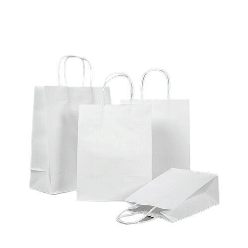 White Paper Carry Bags