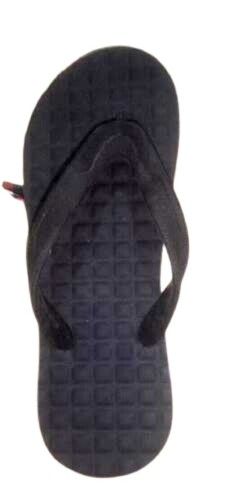 Casual Slippers - Rubber, Various Sizes Available, Black | Anti Skid, Long Lasting Life, High Level Comfort