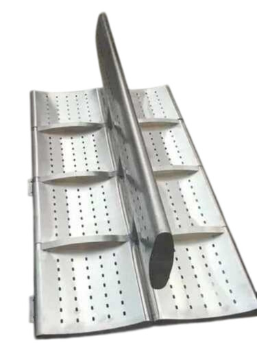 8 Seater Stainless Steel Railway Bench - 1750x900x900 mm Silver With Backrest | Fine Finish Machine Made