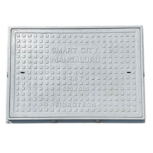 Fibrotech Frp Rectangular Manhole Covers 600X900 2.5 Ton Base Dimension: 750M600X900