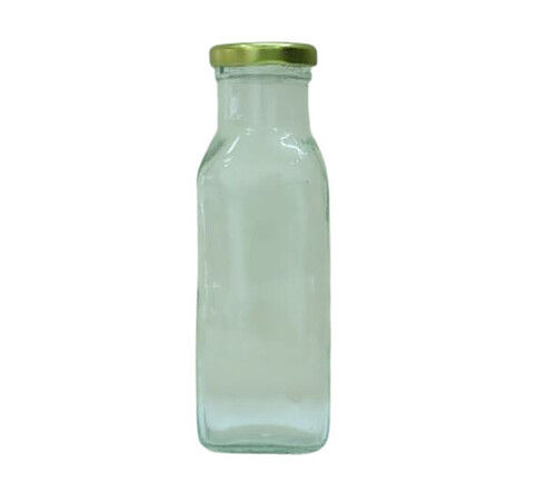 300Ml Square Glass Milk Bottle