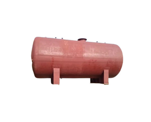 Cylindrical Metal Storage Tank - Large Storage Capacity Polished Finish Leak and Corrosion Resistant Easy to Install for Industrial Chemical Use