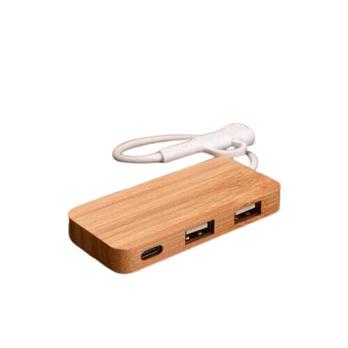 Natural Bamboo Multi Charging Hub