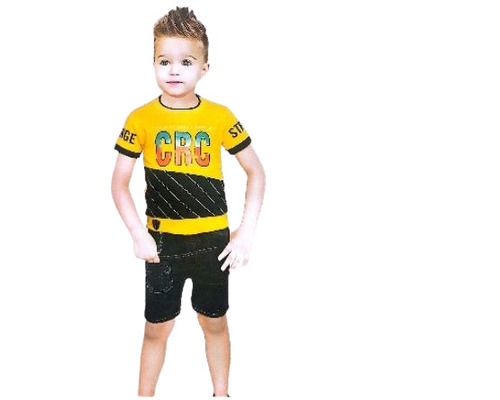 Kids T Shirt And Denim Shorts Age Group: Under 1 Years