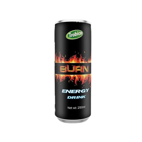 Premium Quality 250 Ml Burn Energy Drinks Alcohol Content (%): 0%