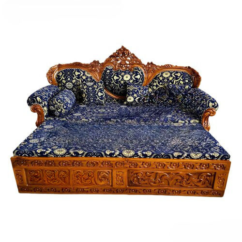 Wooden Hand Carved Sofa Cums Bed