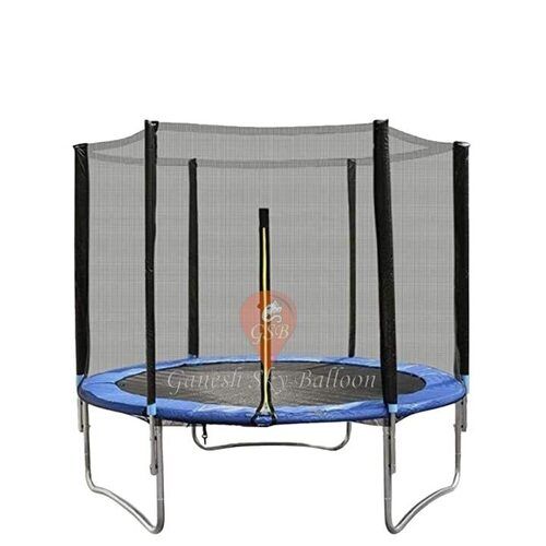 Black-Blue 6 Feet Circular Kids Trampoline