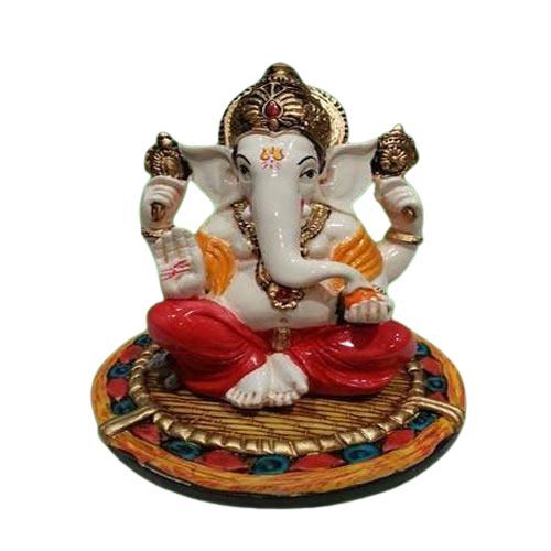 Ganesh Murti - Premium Polyresin Statue, MultiColor Stylish Design | Eco-Friendly, Fireproof, UV Resistant, Water Resistant, Durable