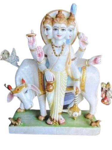 Decorative Brahma Statues with Cow