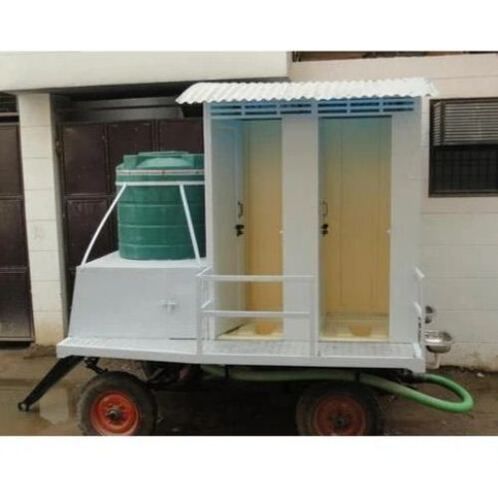 Mobile Toilets - Eco-Friendly Design, 530 x 170 x 350 mm Size, White Color | Ideal for Warehouse, Workshop, and House Use