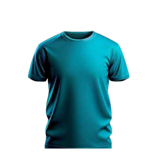 Half Sleeves Round Neck Plain T-Shirts