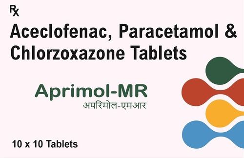 General Medicines Aceclofenac Paracetamol And Chlorzoxazone Tablets