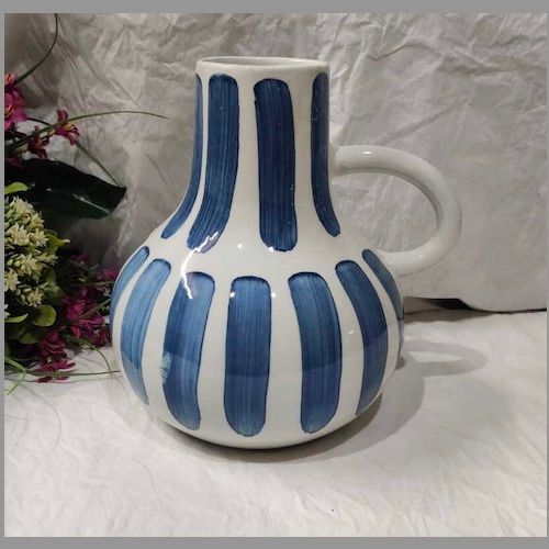 Hand Painted Conical Round Vase
