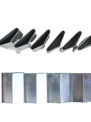 Steel Strapping Seals - 0.8mm Thick, 32x56mm Size | High-Tensile Steel, Corrosion Resistant, Reliable Fastening