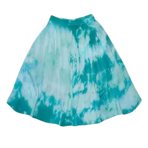 Dye Print Long Skirt