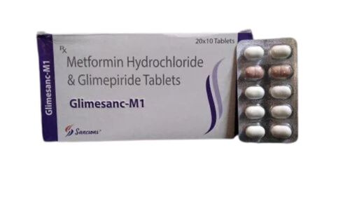 Metformin Hydrochloride And Glimepiride Tablets