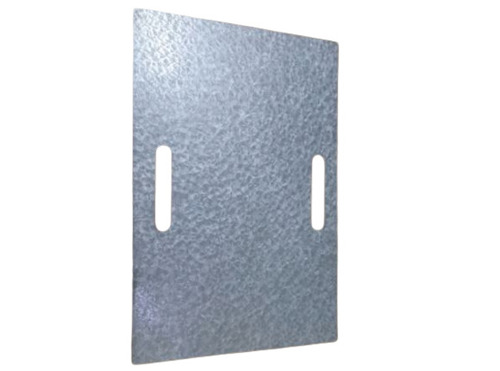 Rectangular Metal Tag - 100x150 mm Silver Color 0.5 mm Thickness | Durable Metal Weather Resistant Easy to Attach