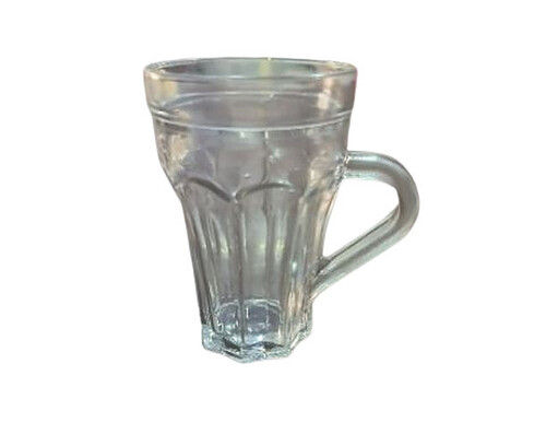 Glass Tea Cup - Transparent Polished Glass, Perfect Shape, Easy to Use and Clean, Good Quality and Fine Finish