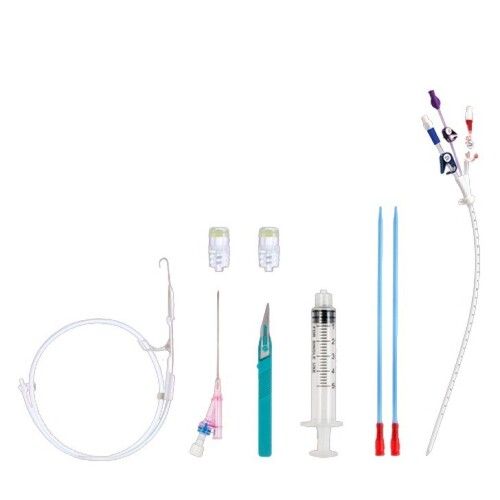 Manual Triple Lumen Catheter Kit