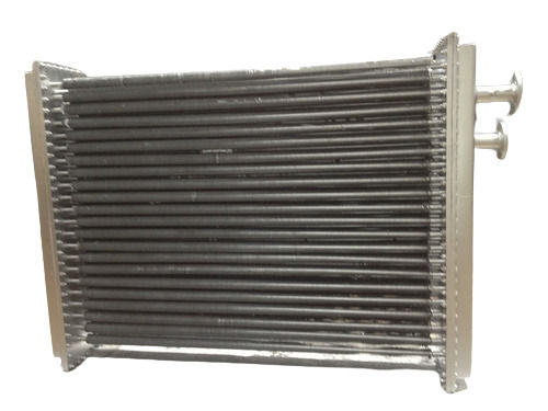 Finned Tube Heat Exchanger - Industrial Grade, Rust Free, Corrosion Resistant, New Condition, Silver and Grey Color