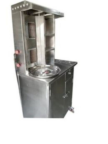 Ruggedly Constructed Stainless Steel Shawarma Machine