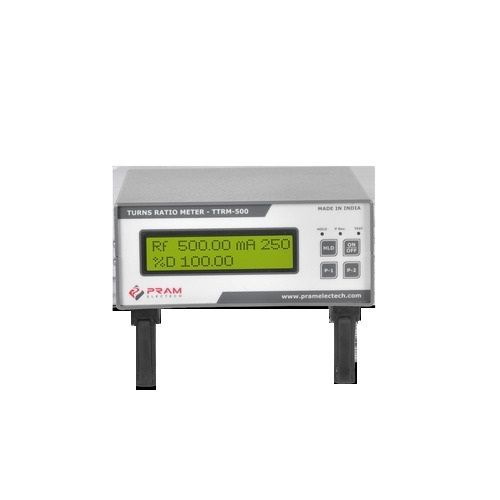 Transformer Ratio Meter - Turns Ratio Range 1 to 500, Excitation Voltage 60V AC | 4 Digit Resolution, Inbuilt Over Current Protection, Jumbo LCD Display