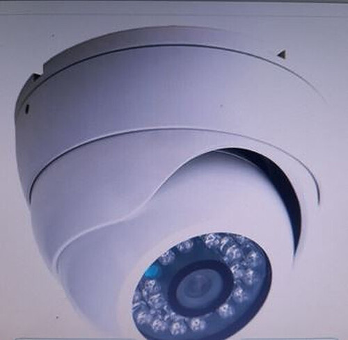 Easy To Install White CCTV Camera