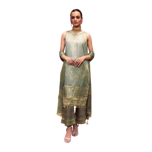 Designer Silk Ladies Suit - Ethnic Region: Pakistani