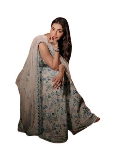 Comes In Various Colors Embroidered Anarkali Gown