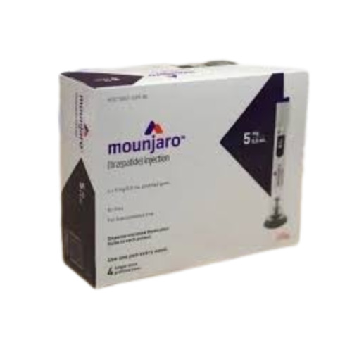 Mounjaro Tirzepatide Injection 5mg - Liquid Dosage Form 10 Strip Quantity | Blood Sugar Control Weight Reduction Adult Use Only