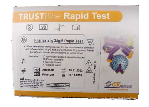 Higher Level of Accuracy Medical Grade Handheld Rapid Test Kit for Hospital